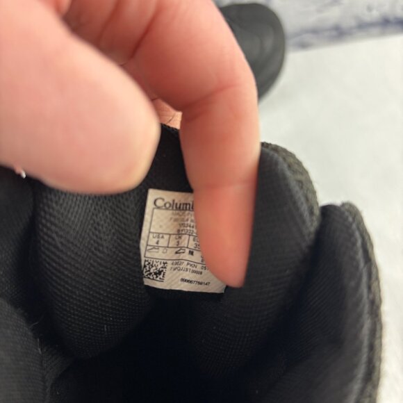 Columbia Boys Youth 4 Black Insulated Bugaboot Omni-heat Waterproof Boots - Picture 2 of 11